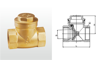 淮安埃美柯阀门黄铜止回阀 淮安埃美柯阀门黄铜止回阀